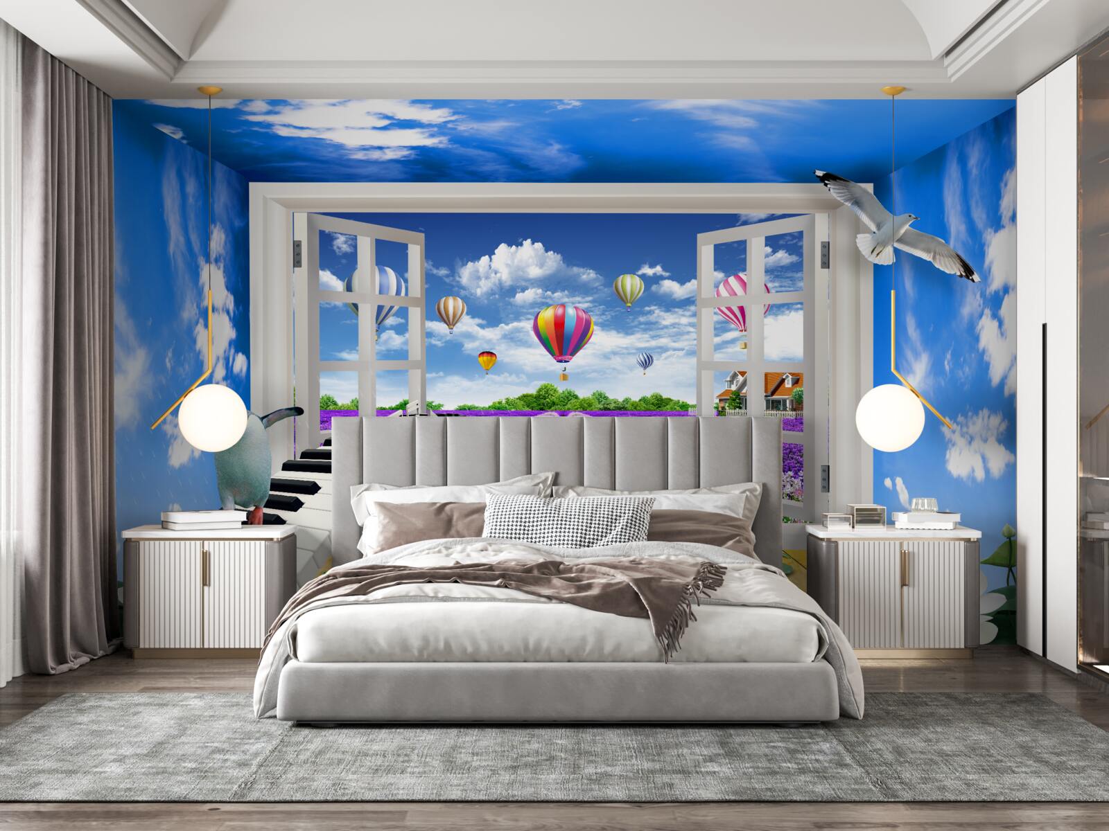 Fototapeta jasne okno muzykalności