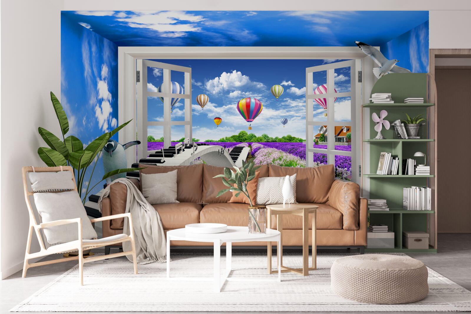 Fototapeta jasne okno muzykalności