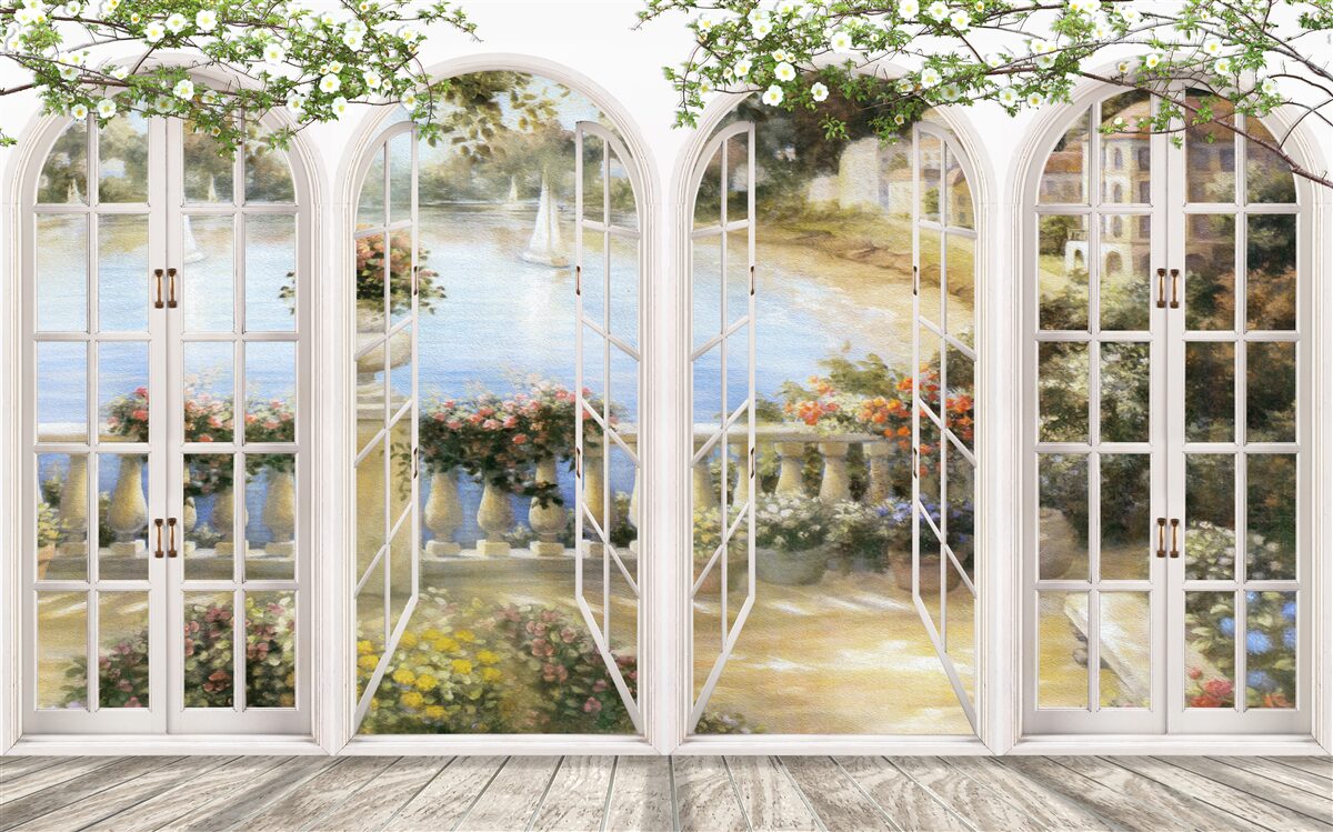 Fototapeta widok z okien na zatokę