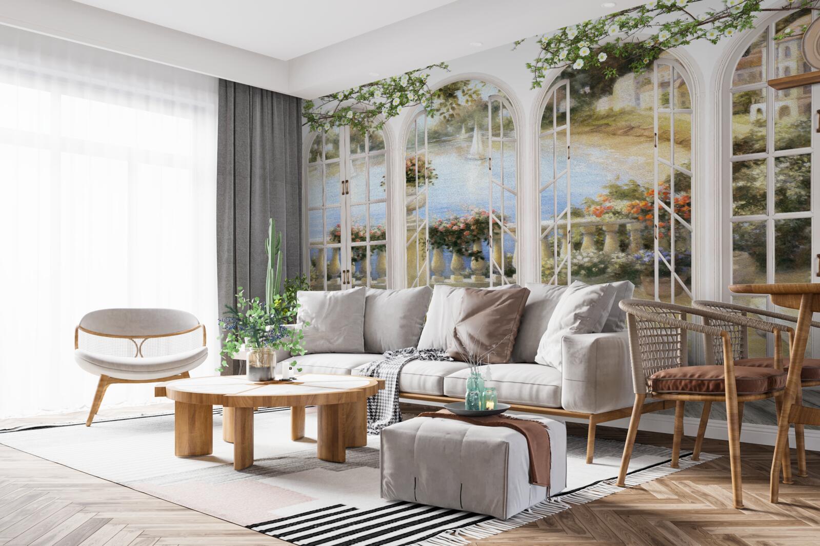 Fototapeta widok z okien na zatokę