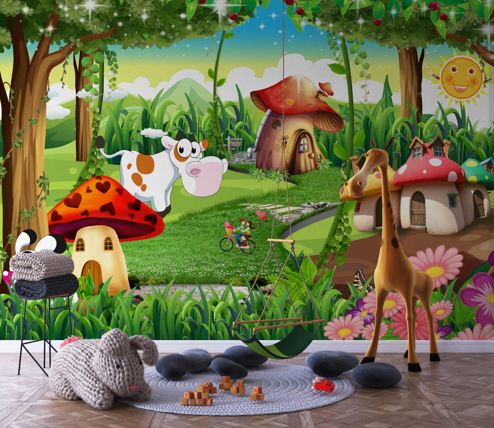 Fototapeta magiczne królestwo dla dzieci