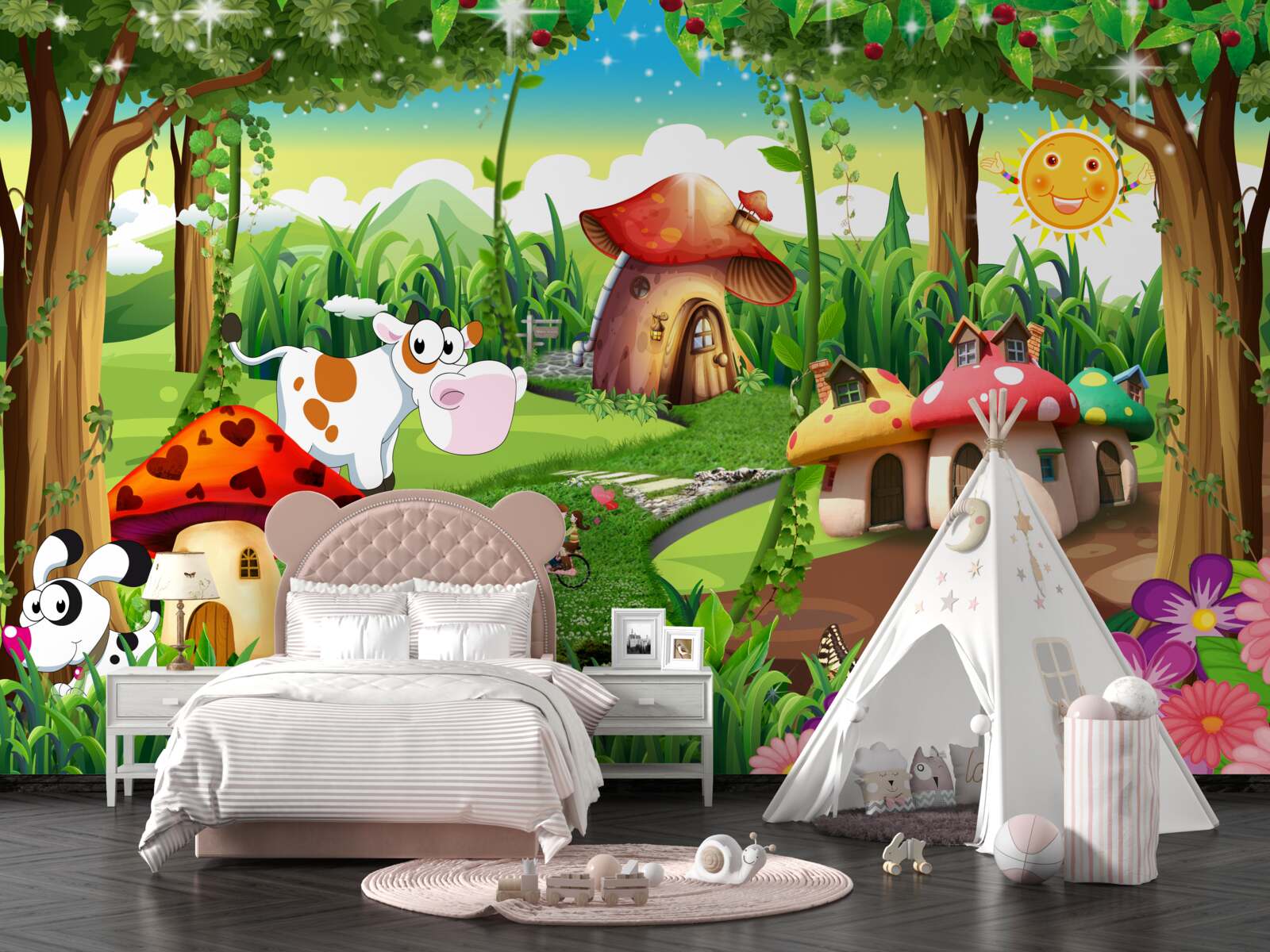 Fototapeta magiczne królestwo dla dzieci