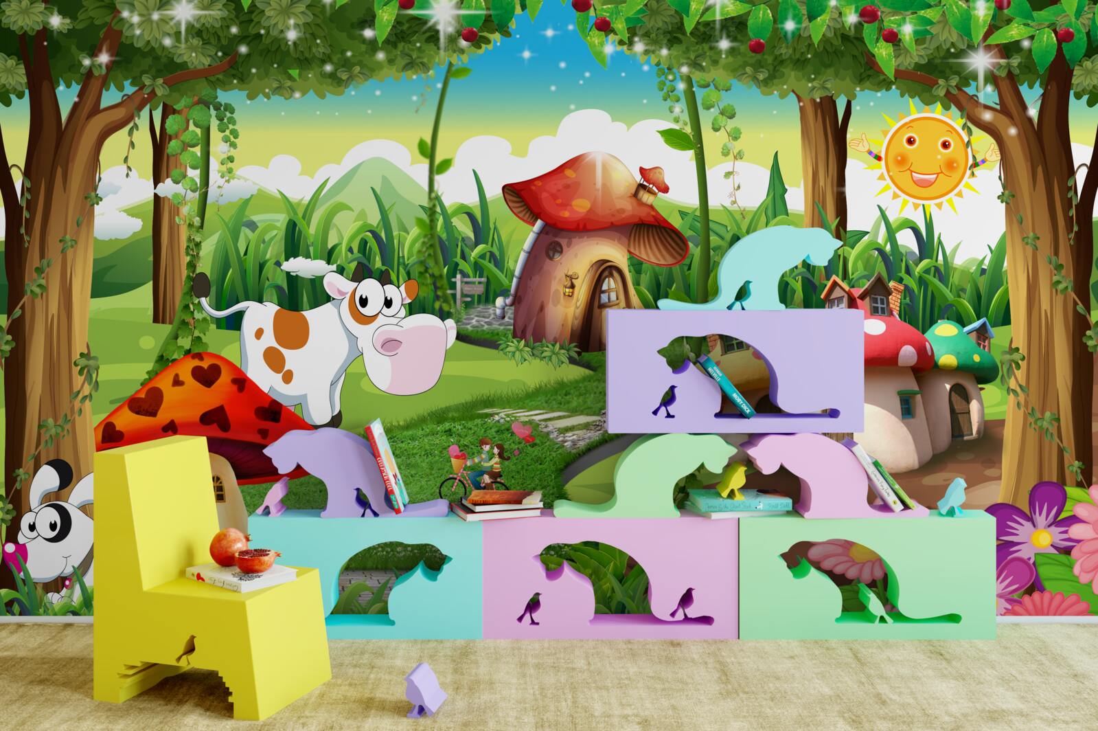 Fototapeta magiczne królestwo dla dzieci