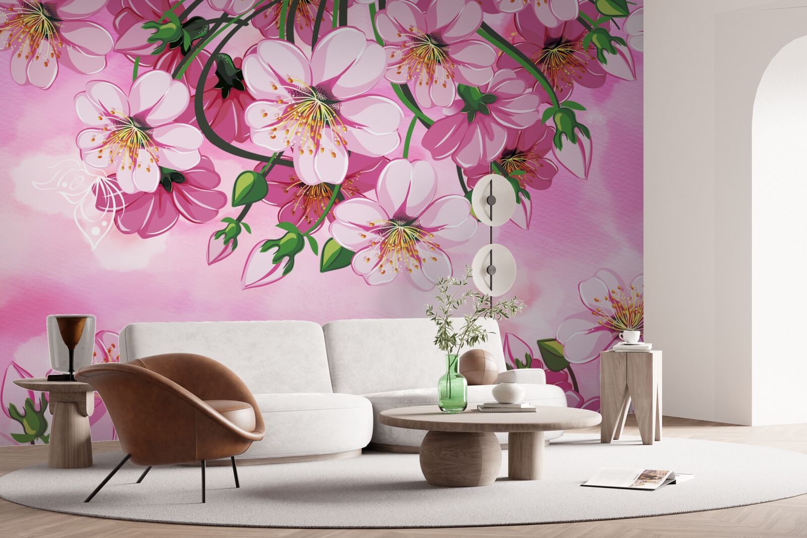 Fototapeta kwiaty wiśni japońskiej