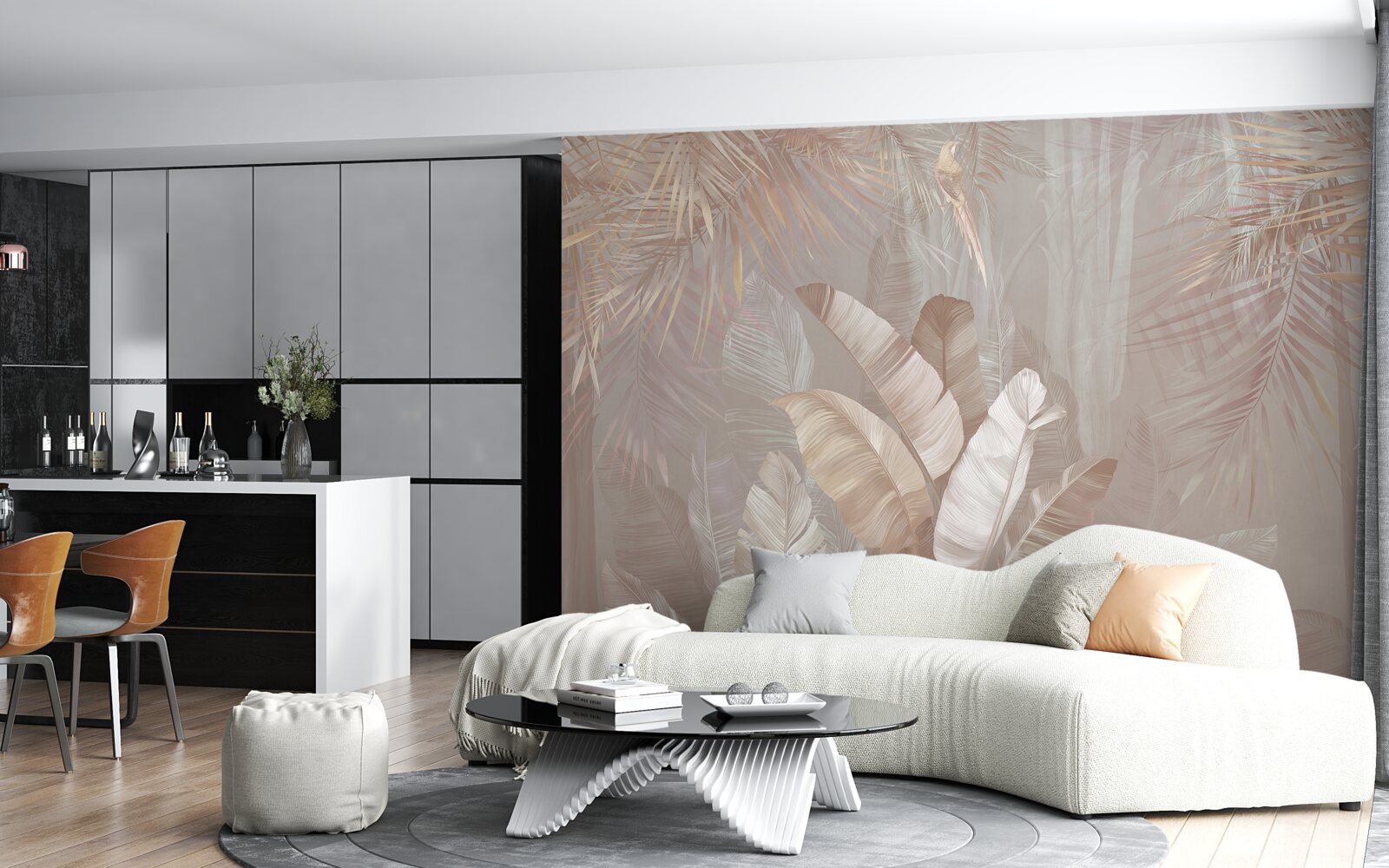 Fototapeta bukiet wielokolorowych piór