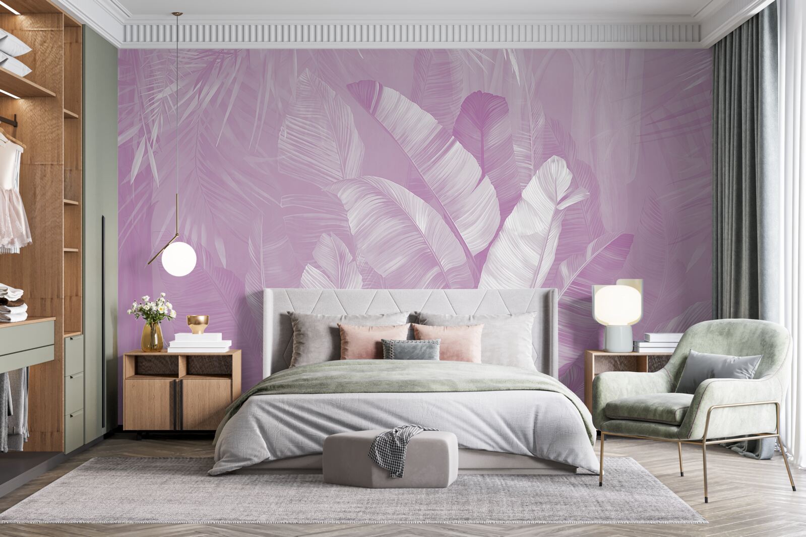 Fototapeta połączenie liści bzu