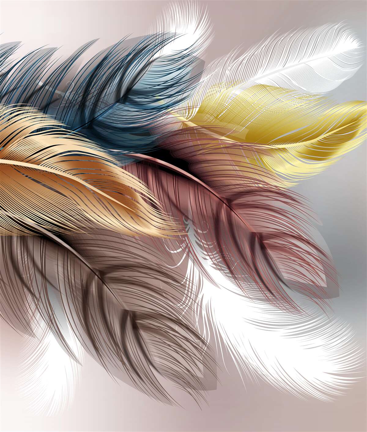 Fototapeta jasne upierzenie ptaków