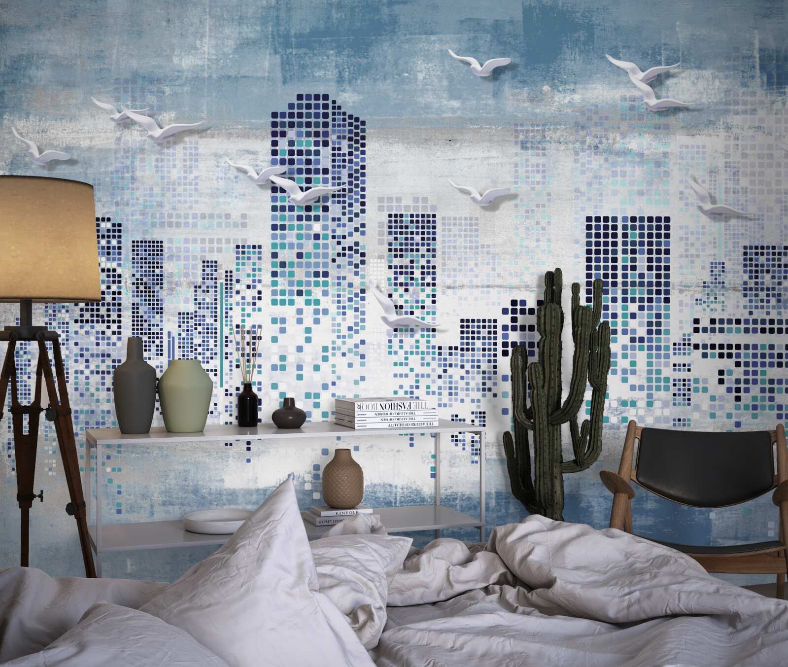 Fototapeta pikselowy nowy jork