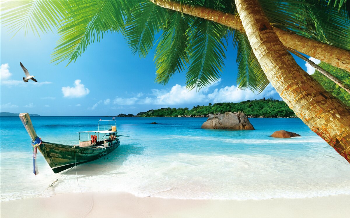 Fototapeta molo na wyspie nad morzem