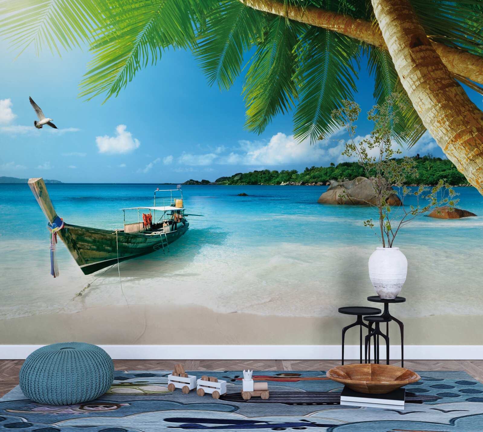 Fototapeta molo na wyspie nad morzem