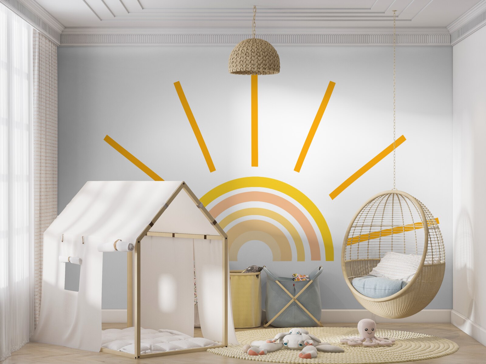 Fototapeta abstrakcyjny obraz słońca