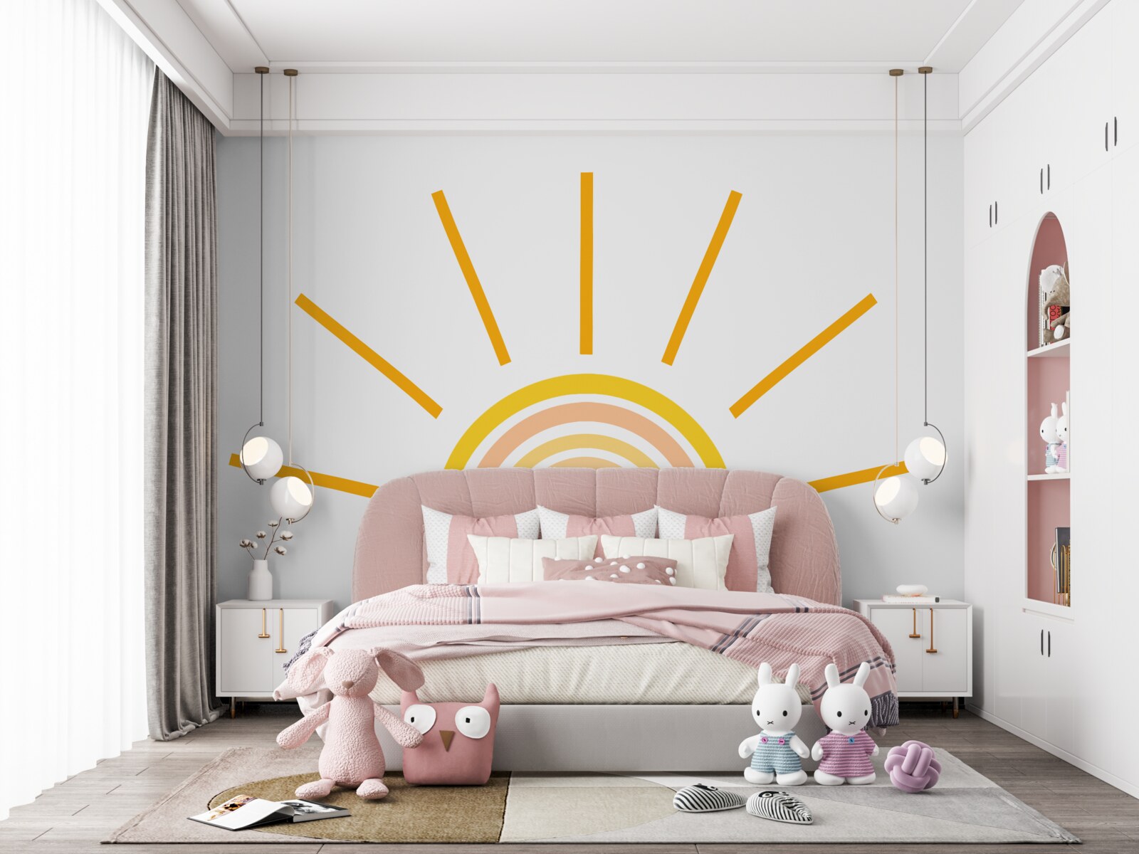 Fototapeta abstrakcyjny obraz słońca