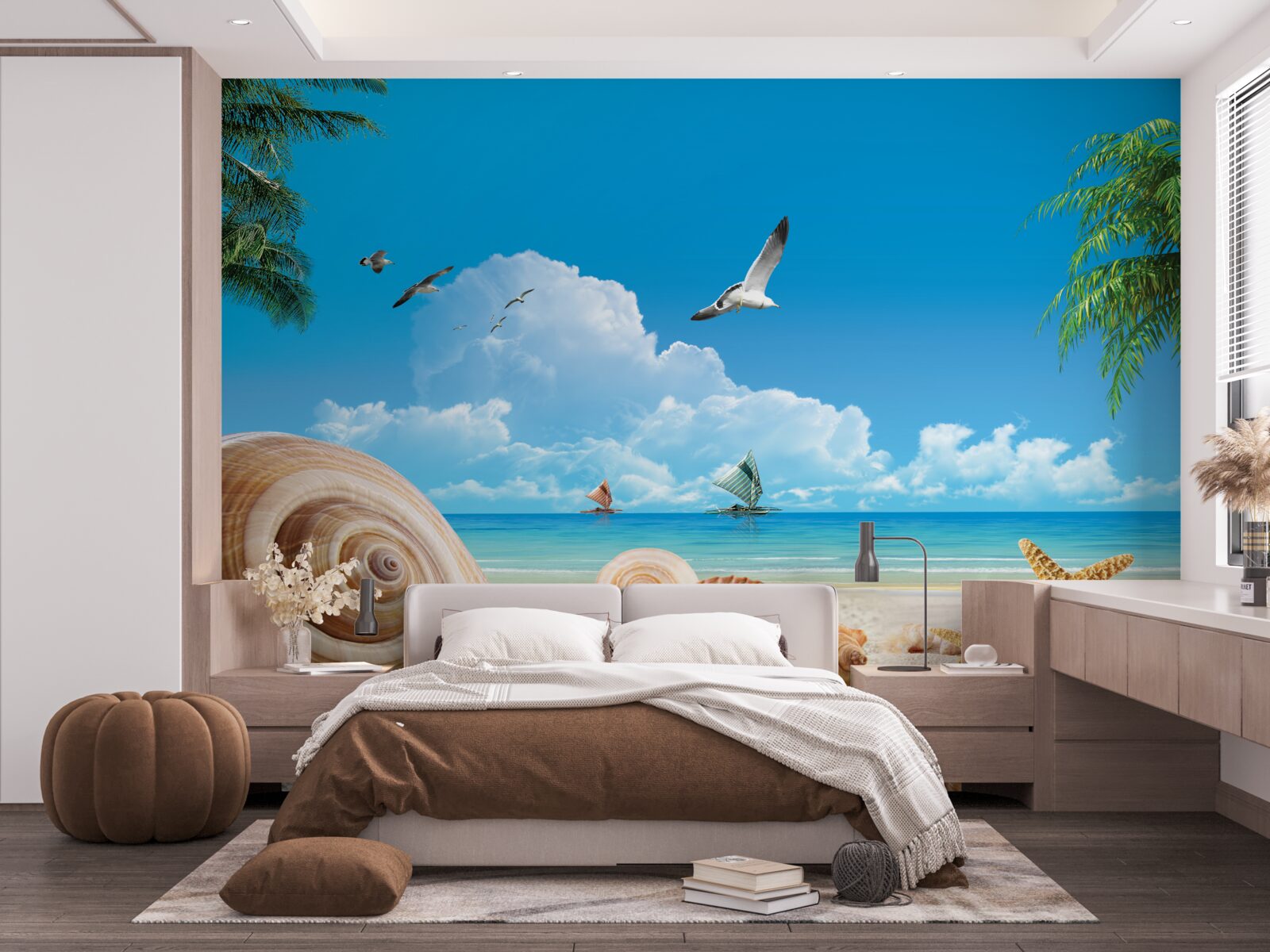 Fototapeta muszle na wybrzeżu morskim