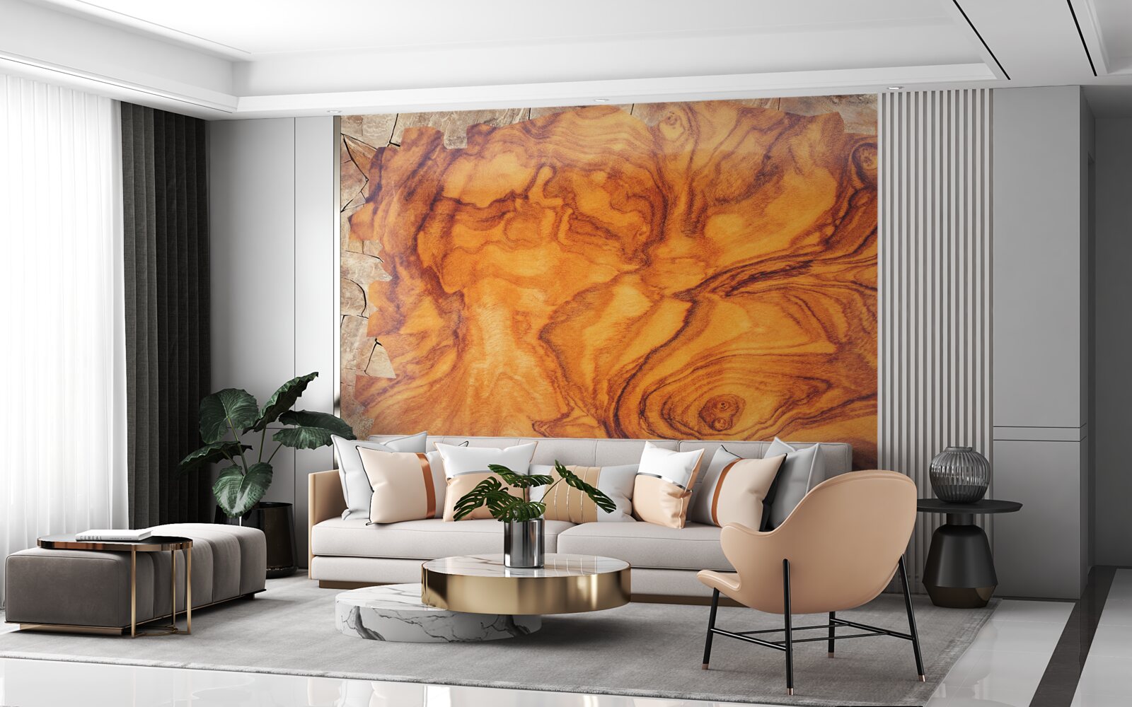 Fototapeta drewno czerwono-brązowe