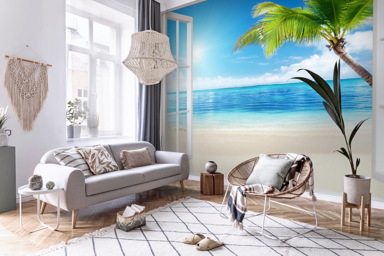 Fototapeta za oknem egzotyczna tropikalna rozkosz