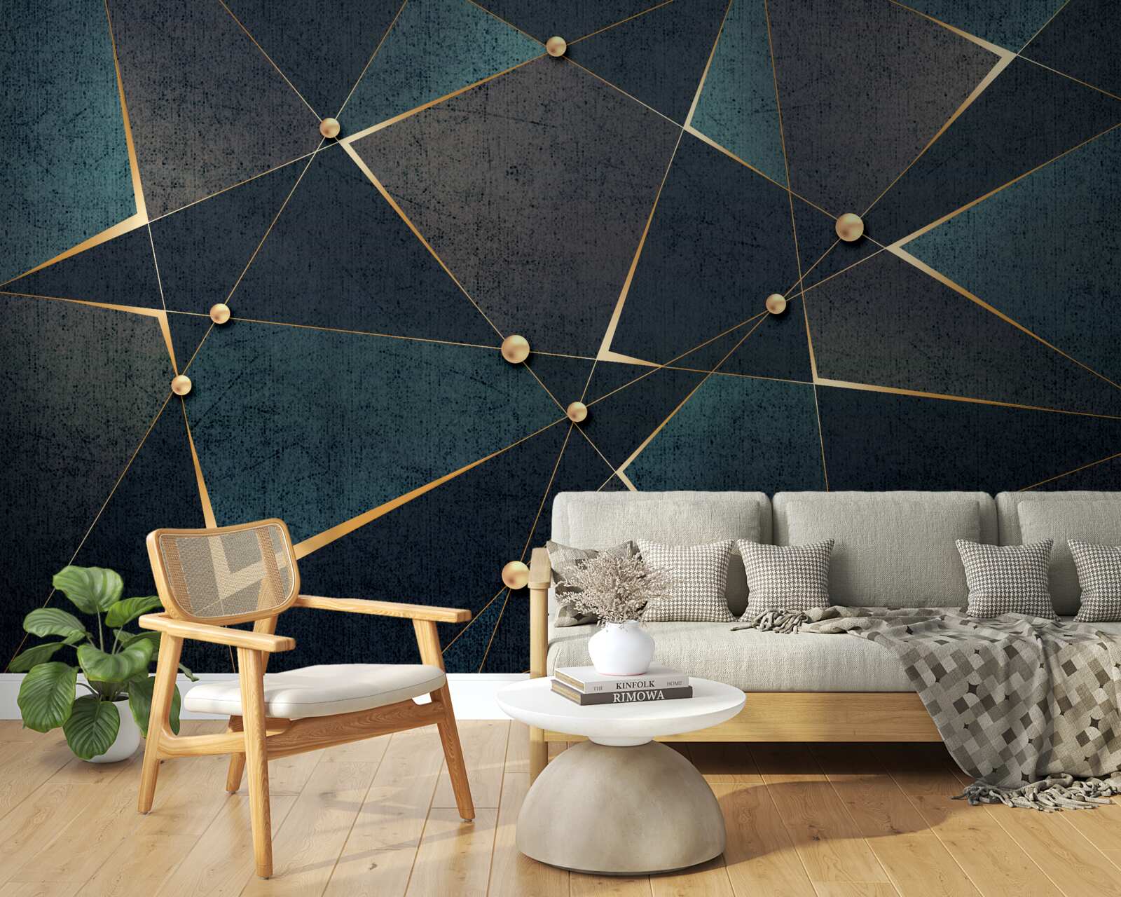 Fototapeta błyski światła w ciemnej nocy