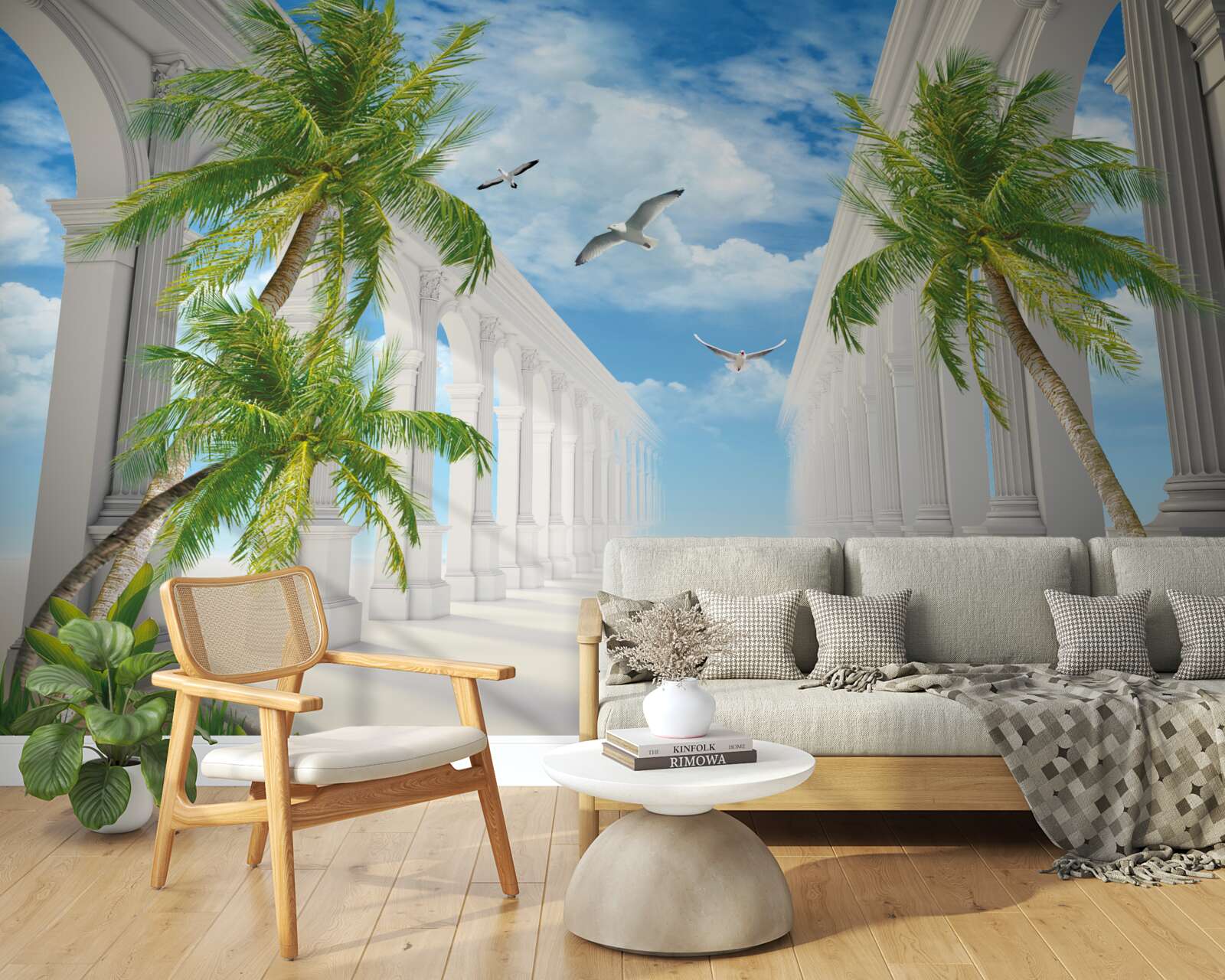 Fototapeta Śnieżnobiałe wspaniałe łuki