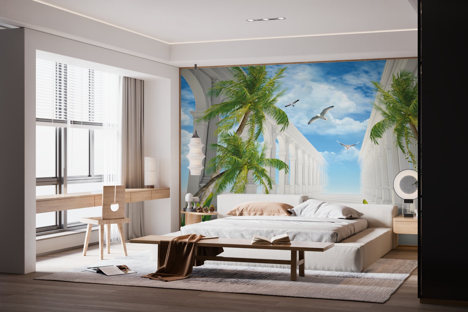 Fototapeta Śnieżnobiałe wspaniałe łuki