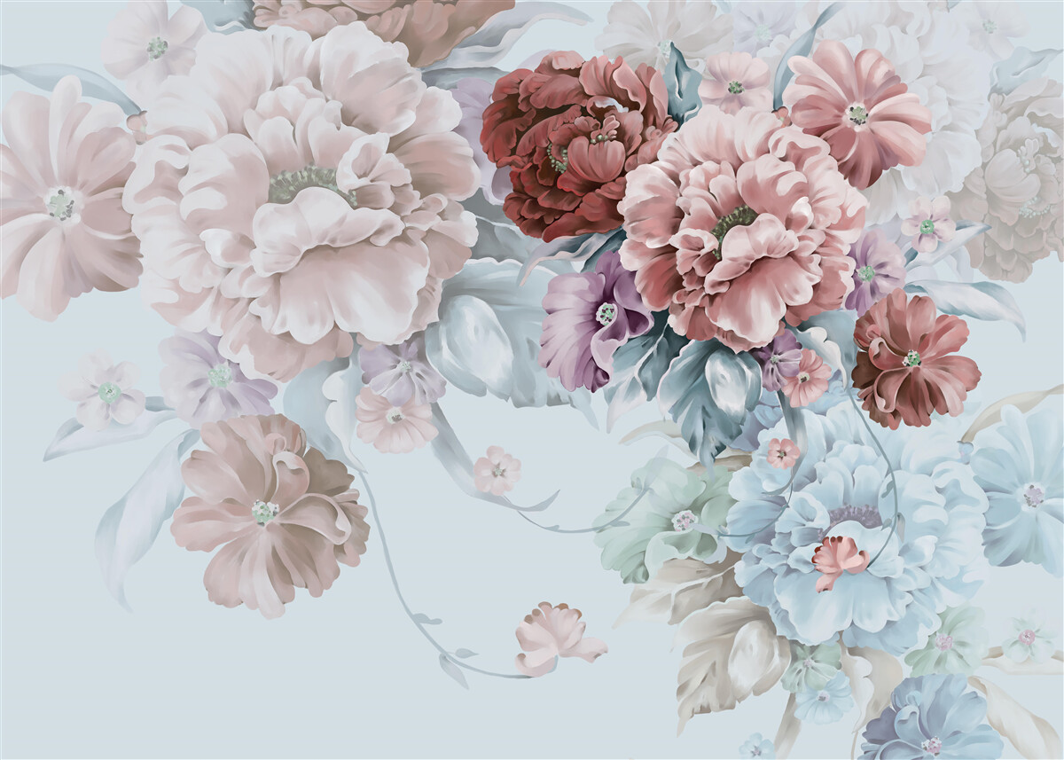 Fototapeta ogród piwonii