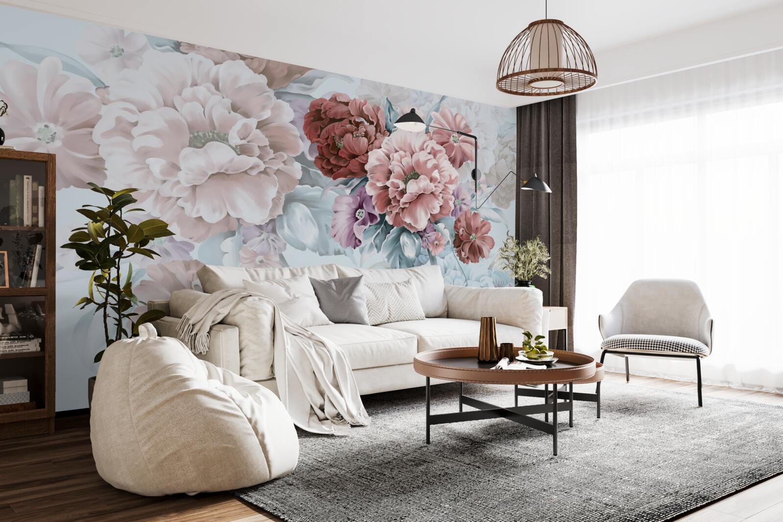 Fototapeta ogród piwonii