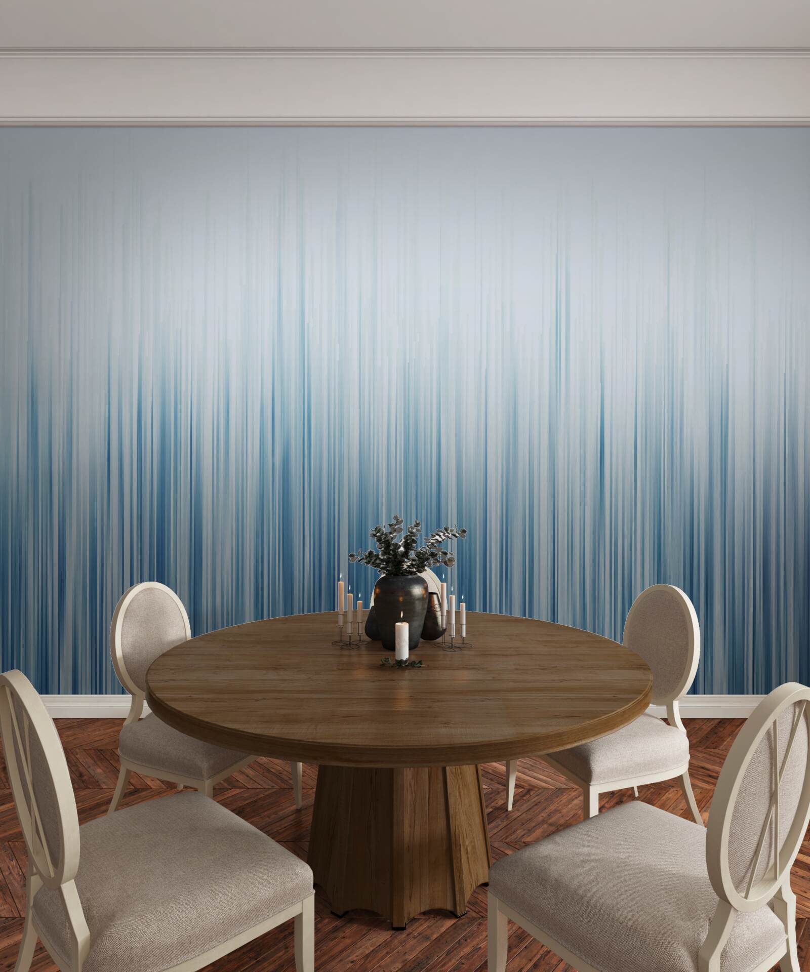 Fototapeta intensywna ulewa na całym obszarze pola