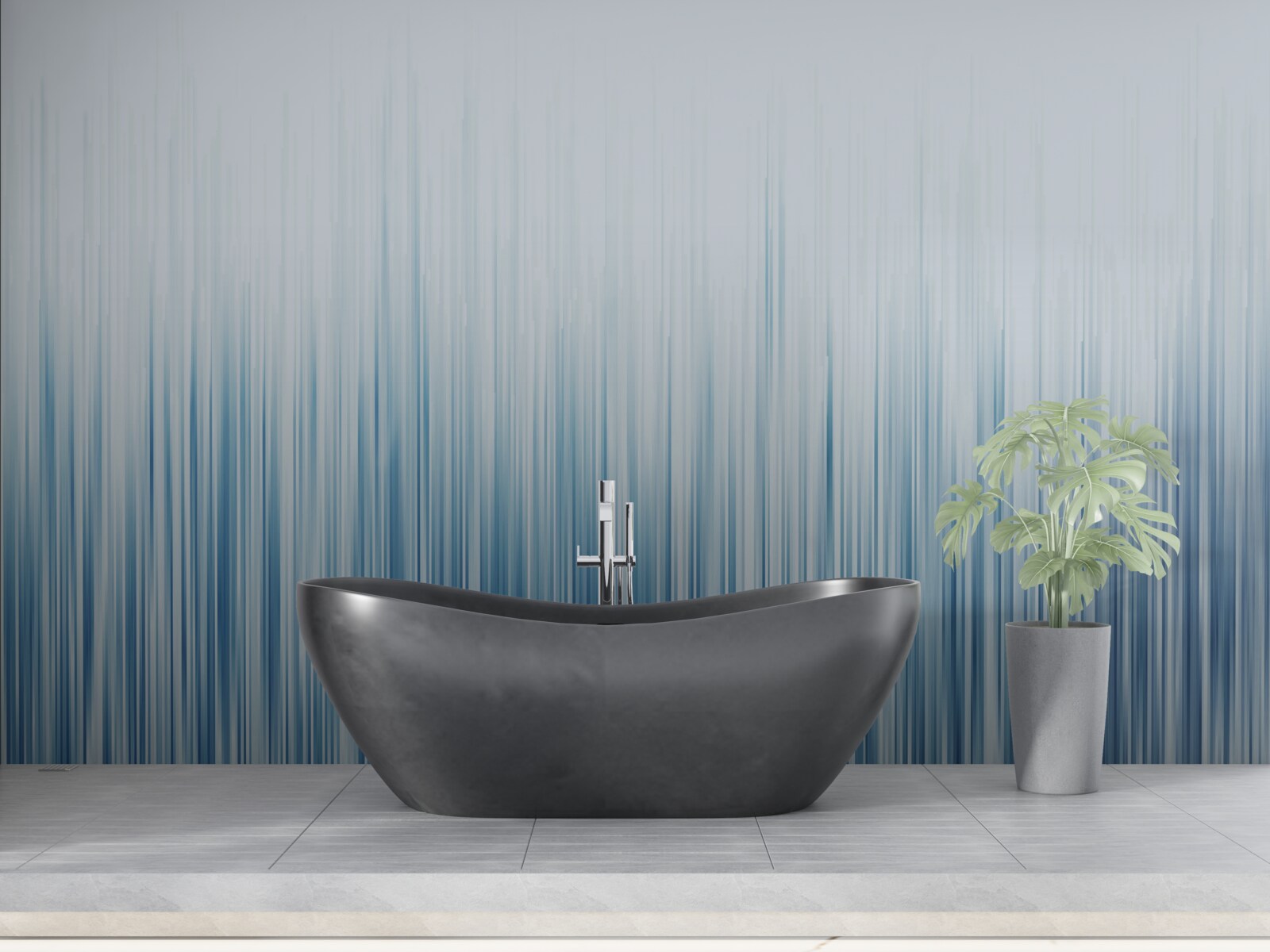 Fototapeta intensywna ulewa na całym obszarze pola