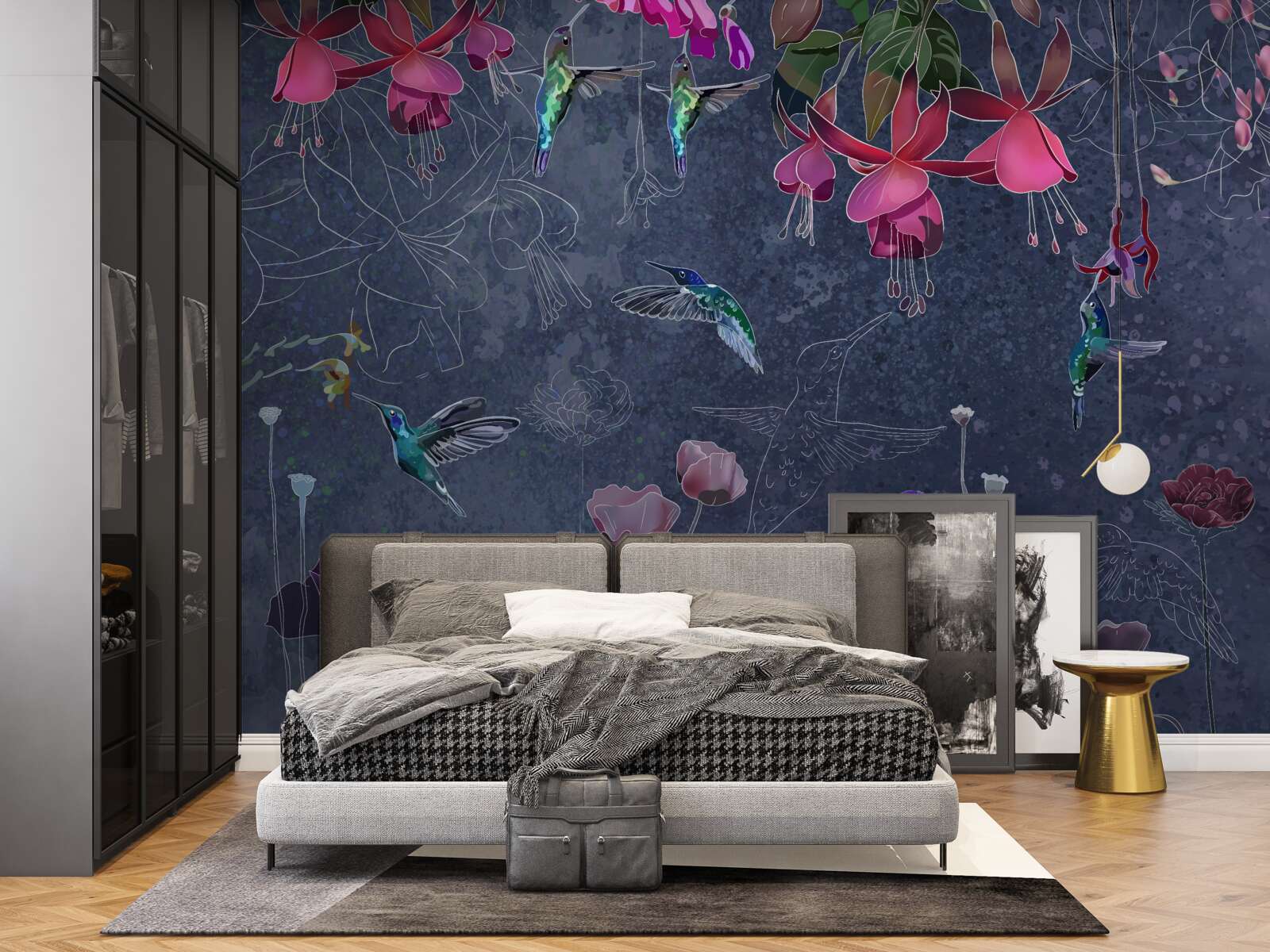 Fototapeta nektar kwiatowy to napój dla kolibrów