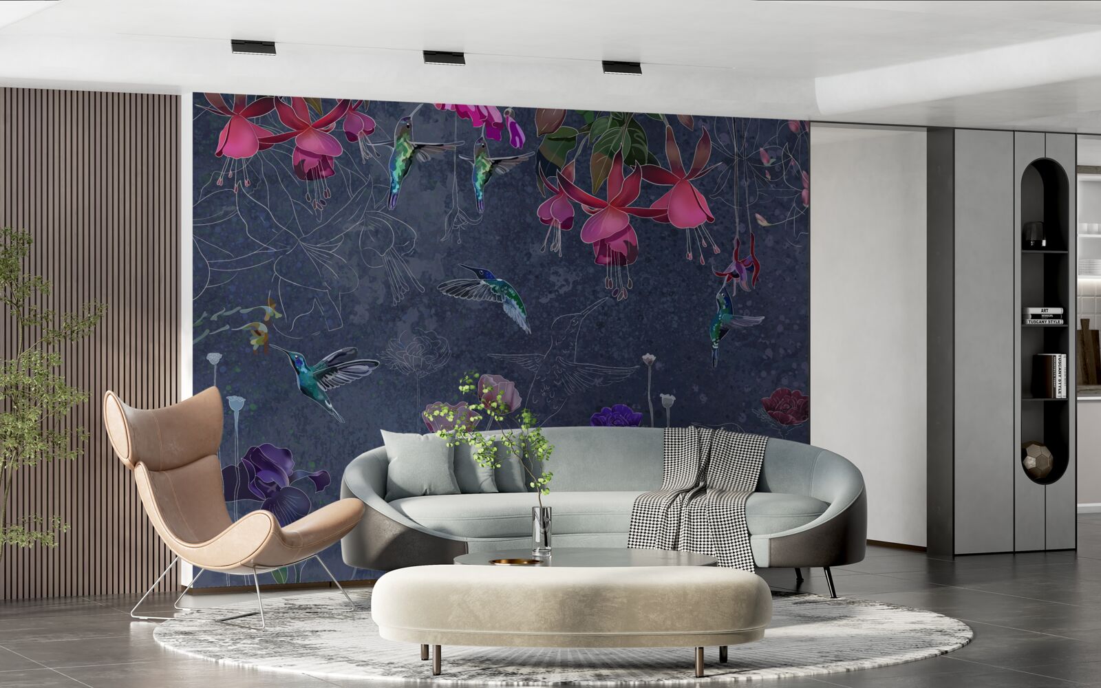 Fototapeta nektar kwiatowy to napój dla kolibrów