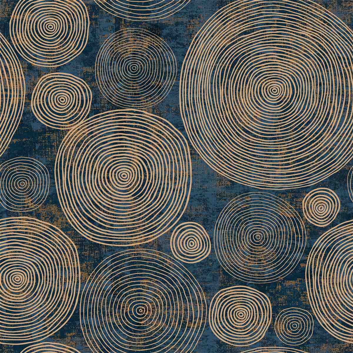 Fototapeta koła o różnych rozmiarach, fascynujące do oglądania