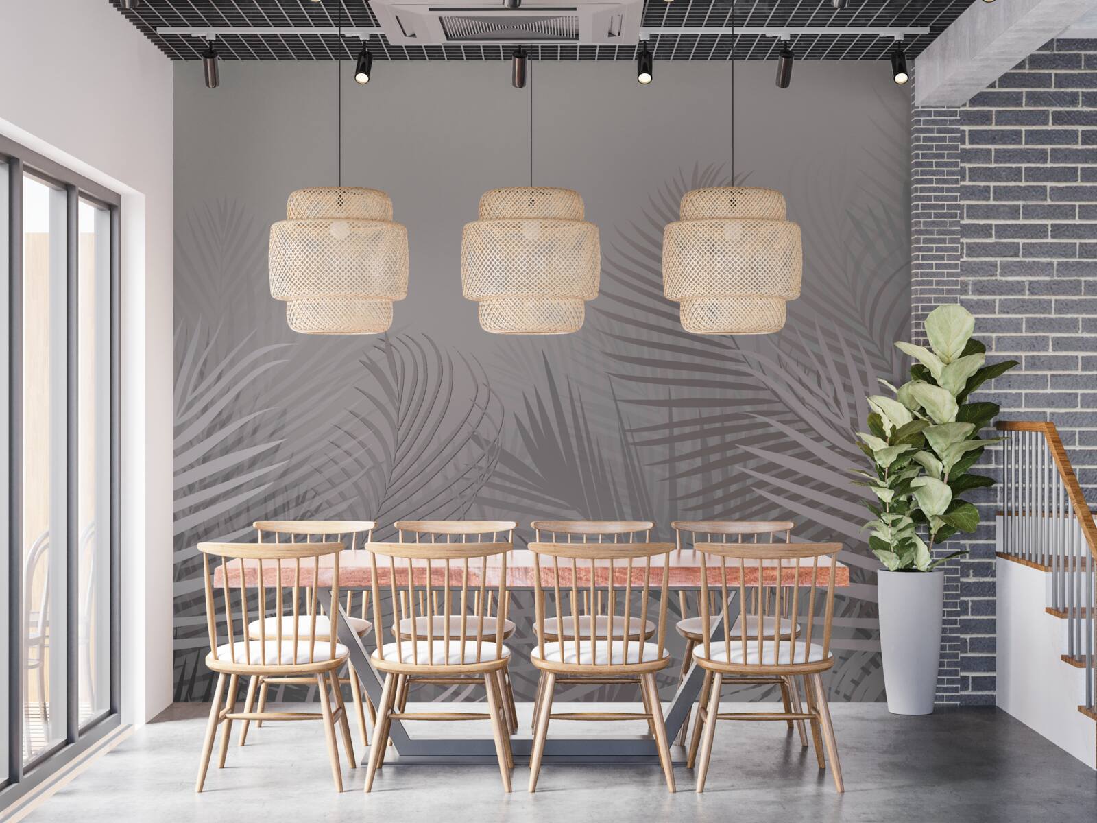 Fototapeta czas zadymionego świtu w lasach tropikalnych