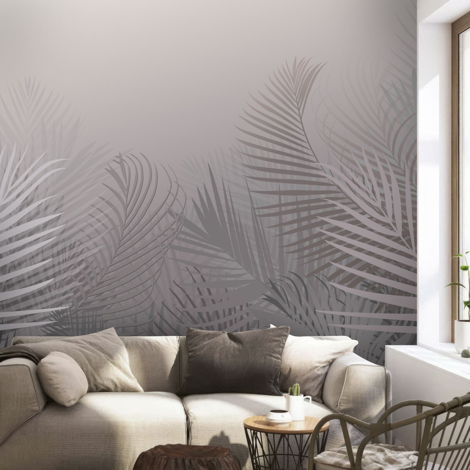 Fototapeta czas zadymionego świtu w lasach tropikalnych