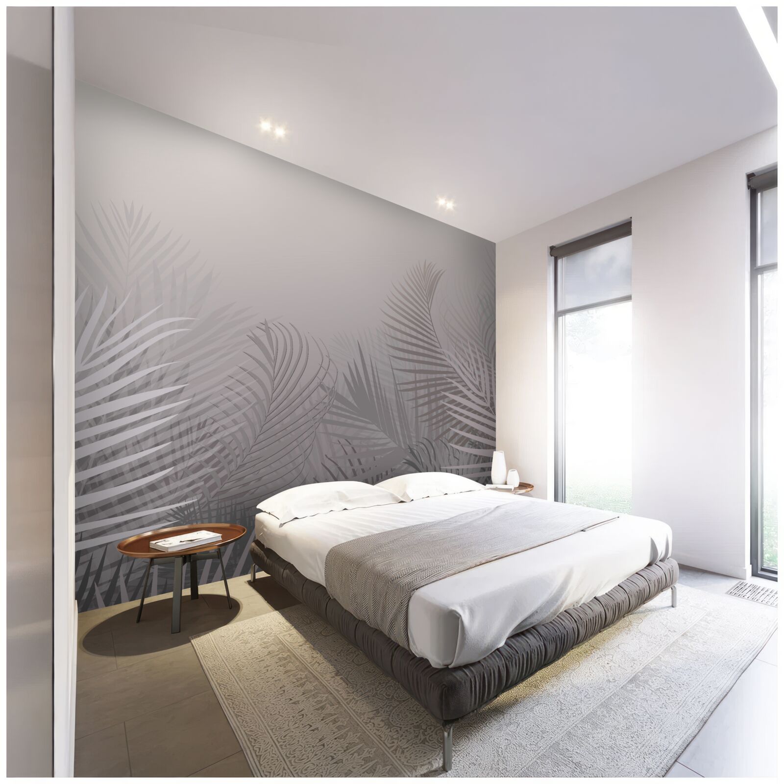 Fototapeta czas zadymionego świtu w lasach tropikalnych