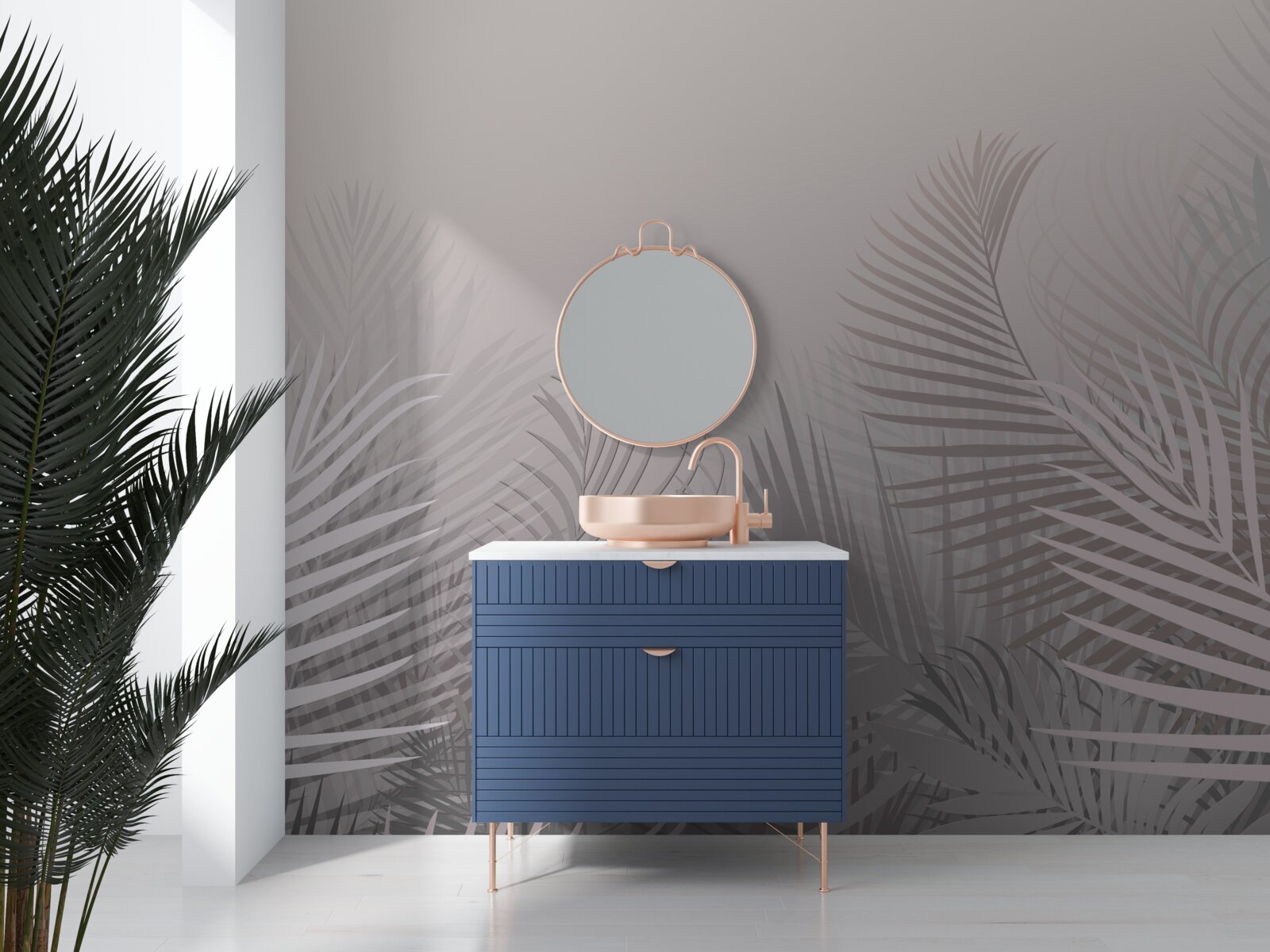 Fototapeta czas zadymionego świtu w lasach tropikalnych