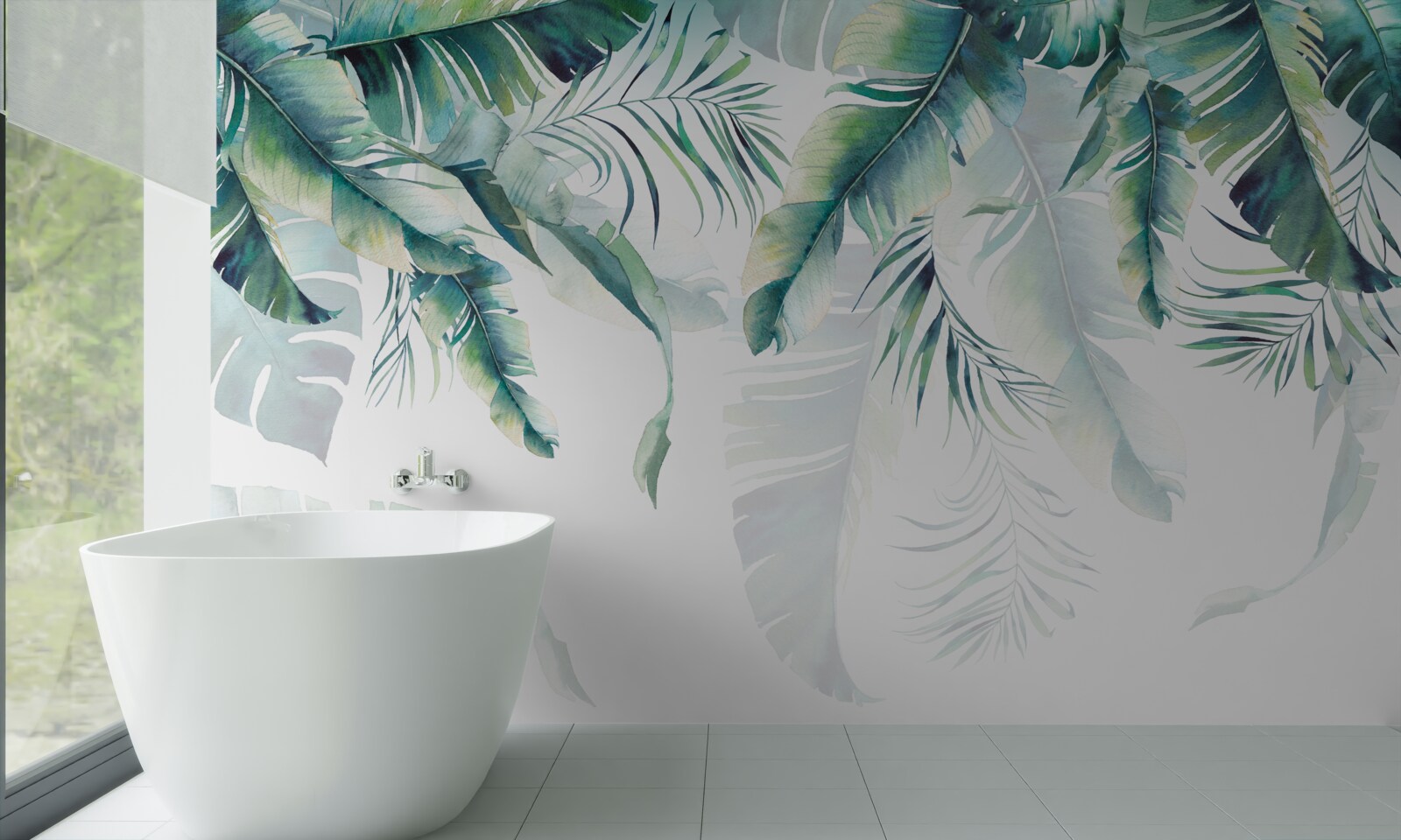 Fototapeta liście są duże i zielone