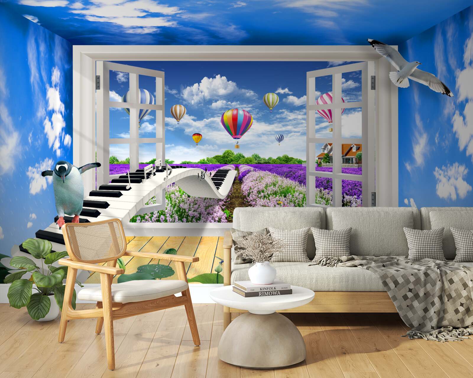 Fototapeta magiczne okno melodii