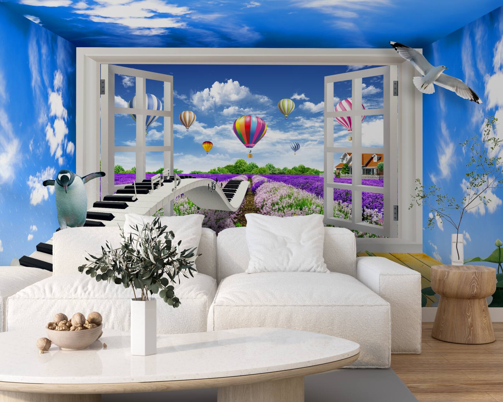 Fototapeta magiczne okno melodii