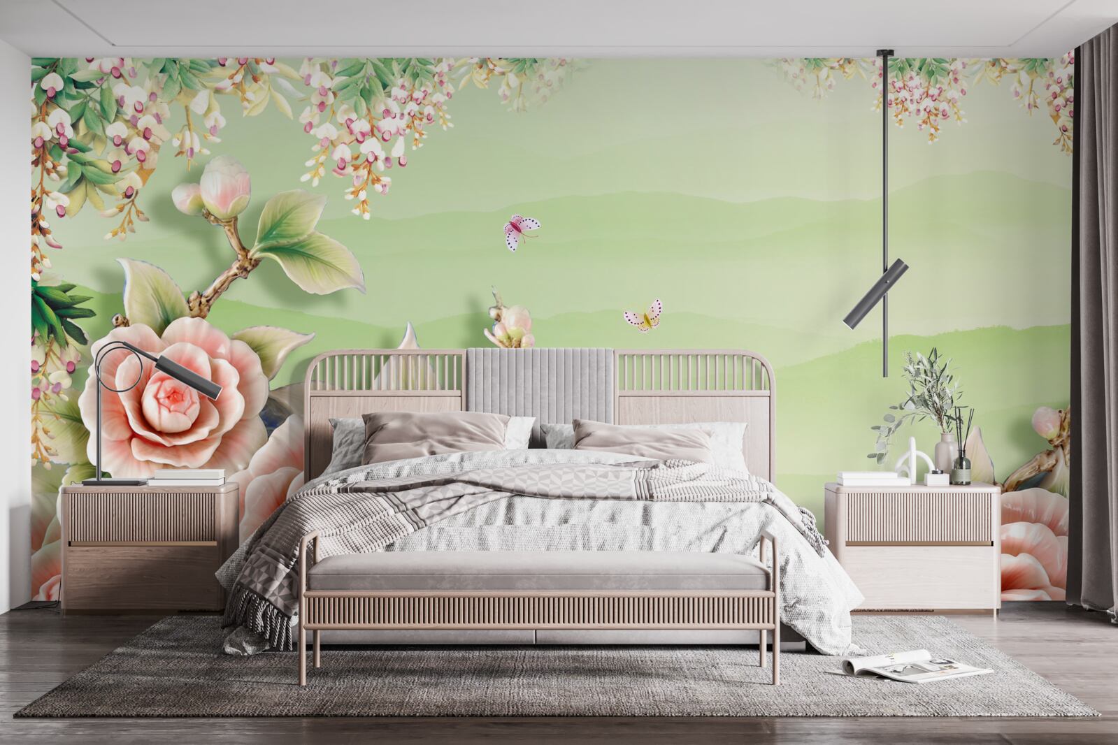 Fototapeta wspaniałe porcelanowe róże