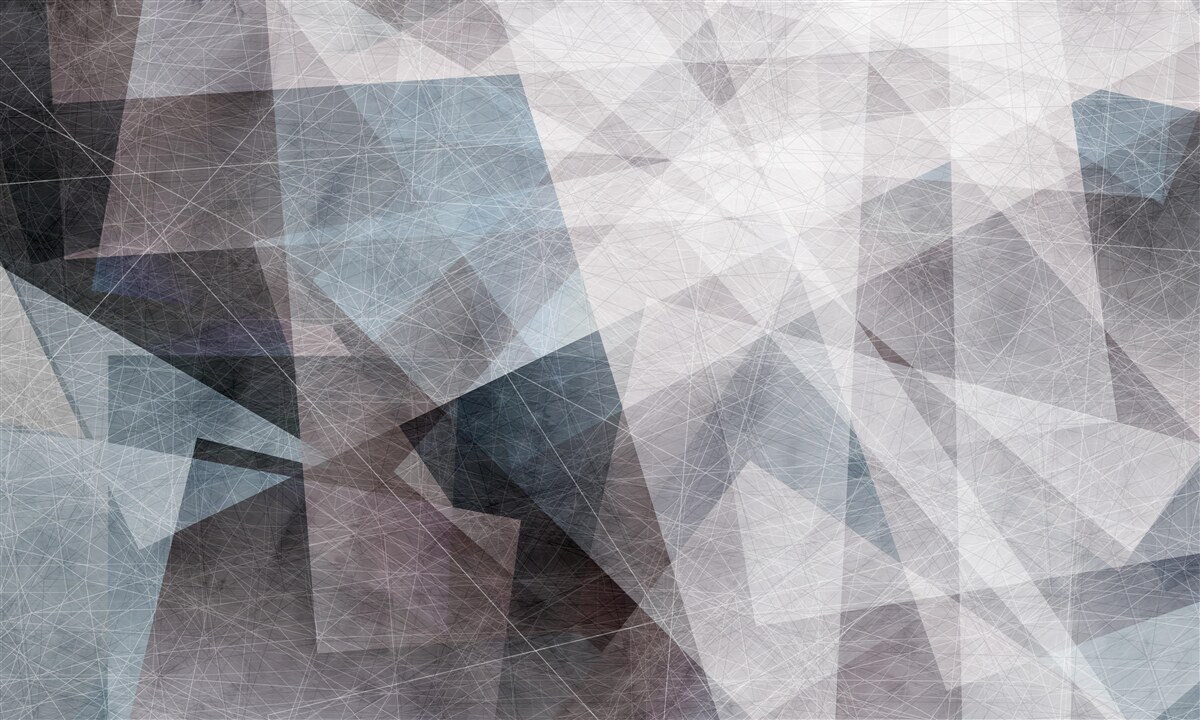 Fototapeta abstrakcja zawiera szare trójkąty