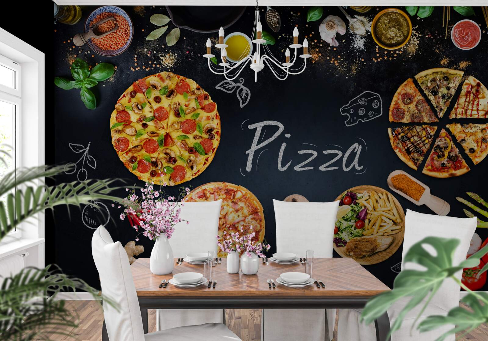 Fototapeta inne produkty spożywcze, takie jak pizza