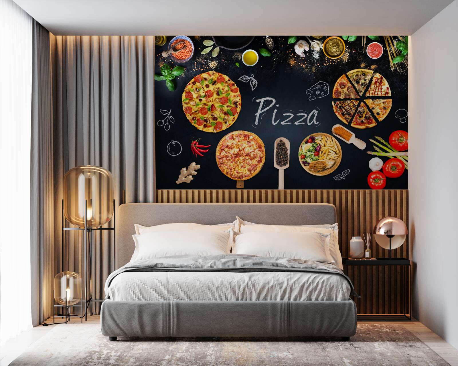 Fototapeta inne produkty spożywcze, takie jak pizza