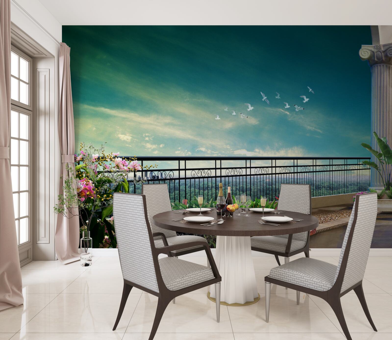 Fototapeta altana na letnim placu zabaw