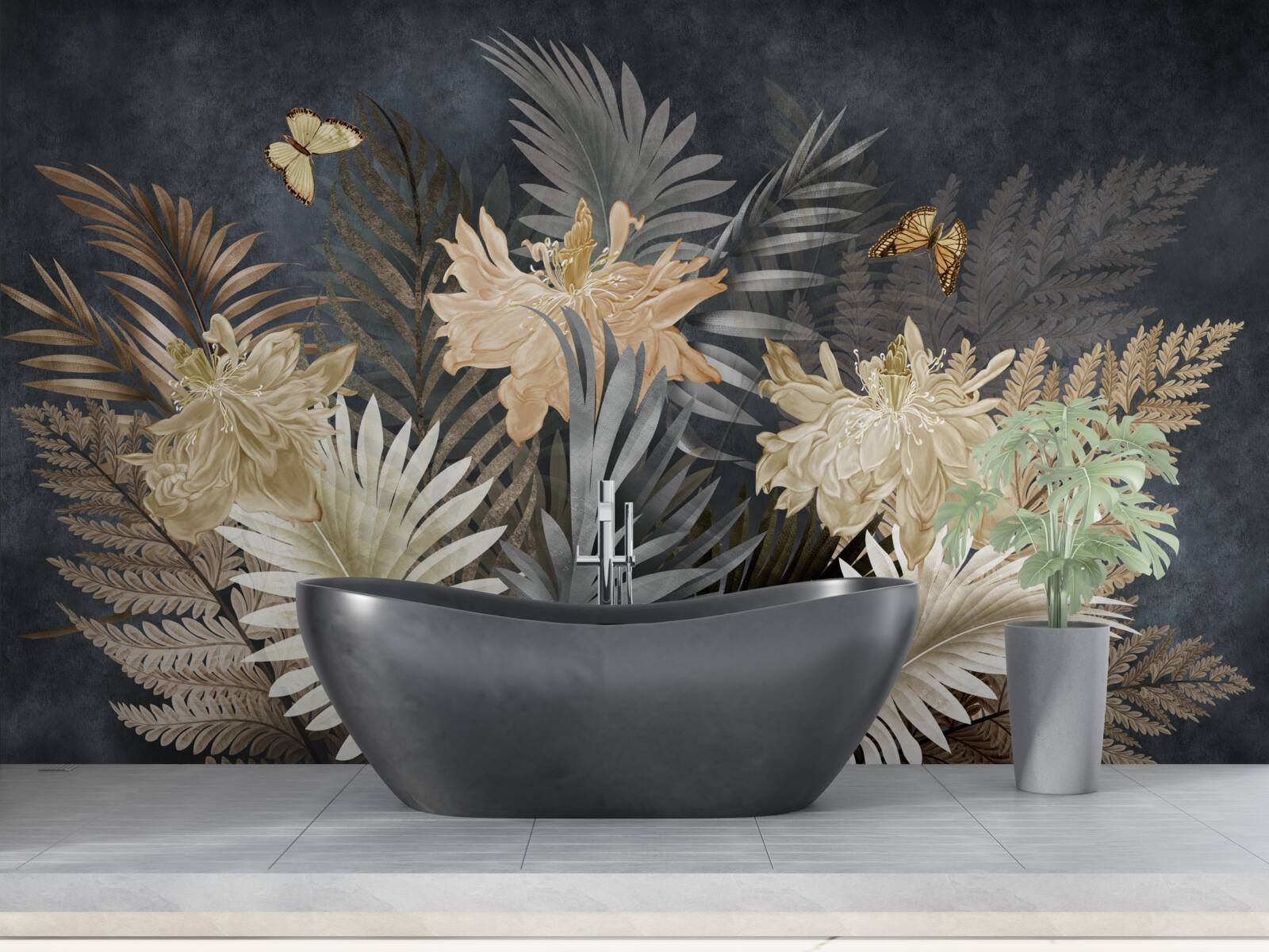 Fototapeta skład bladych jesiennych liści