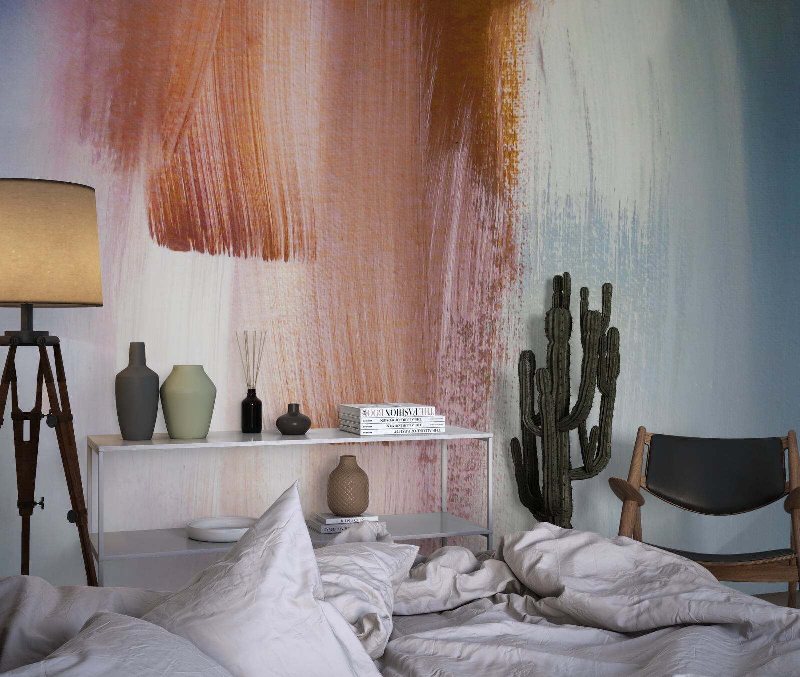 Fototapeta kolorowe abstrakcyjne pociągnięcia pędzlem