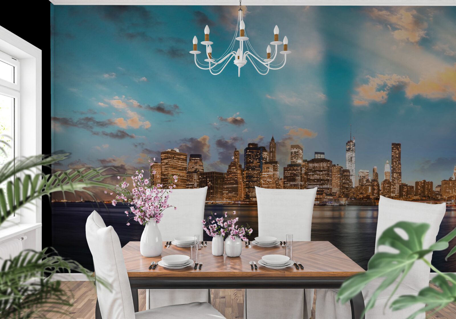 Fototapeta most brookliński i manhattan w nowym jorku