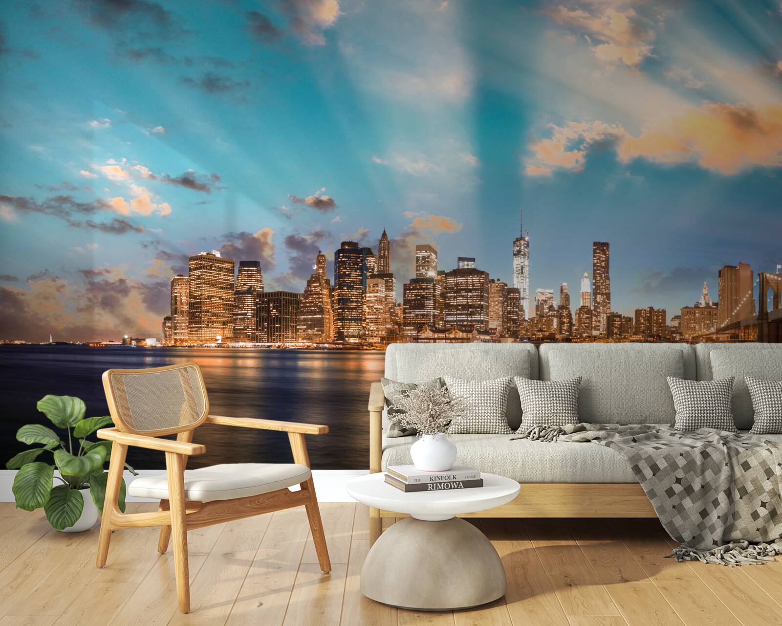 Fototapeta most brookliński i manhattan w nowym jorku