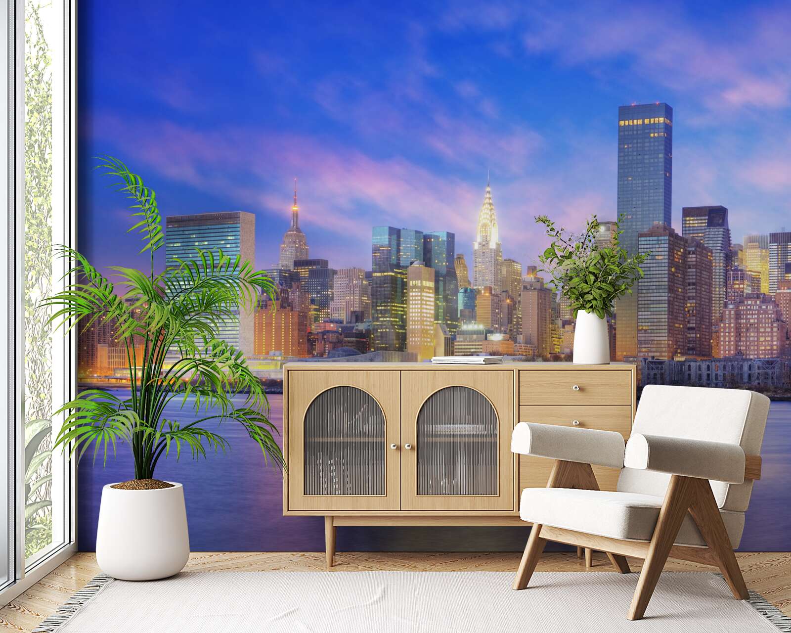 Fototapeta widok na drapacze chmur miasta