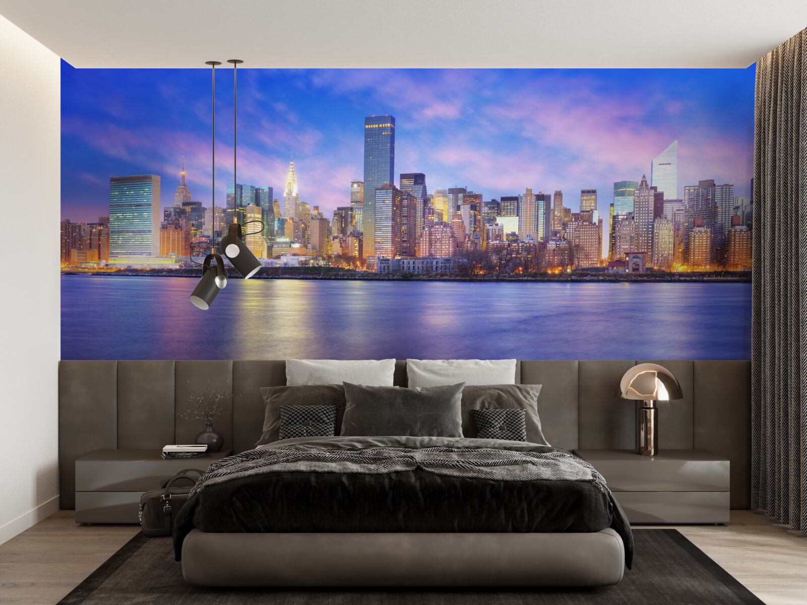 Fototapeta widok na drapacze chmur miasta