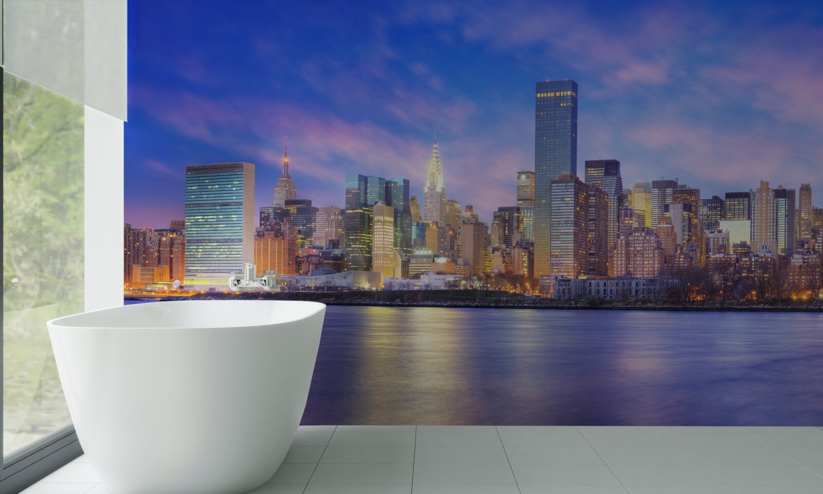 Fototapeta widok na drapacze chmur miasta