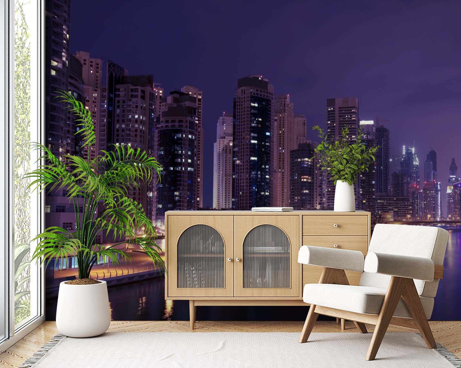 Fototapeta wieżowce chicago nocą