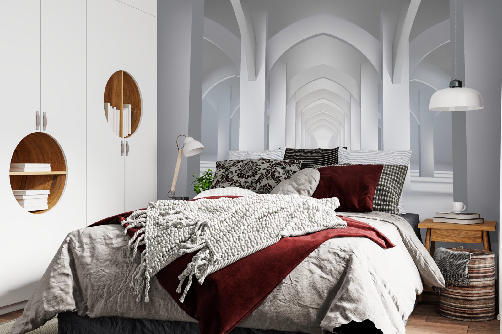 Fototapeta lekkie łuki w stylu gotyckim